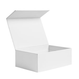 Custom White Boxes Custom Luxurious Folding Rigid Magnetic Closure Box