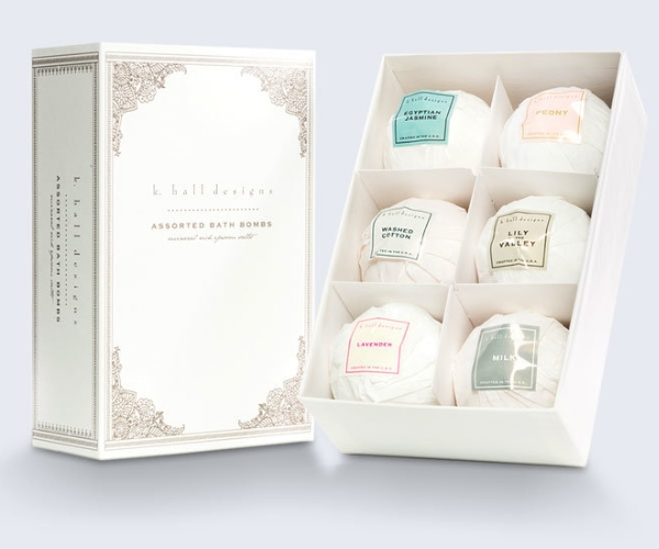 Lid & Tray Bath Bomb Boxes