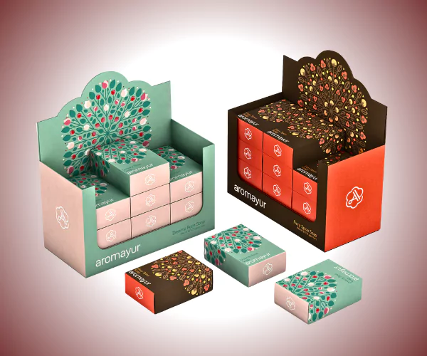 custom printed cosmetic display boxes