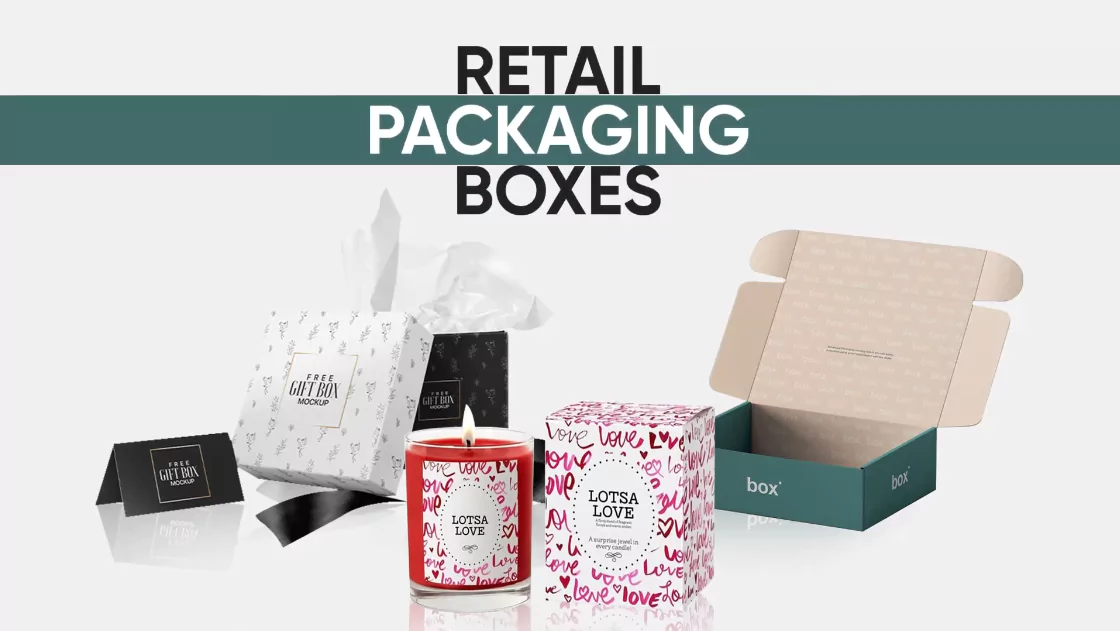 Retail packaging boxes