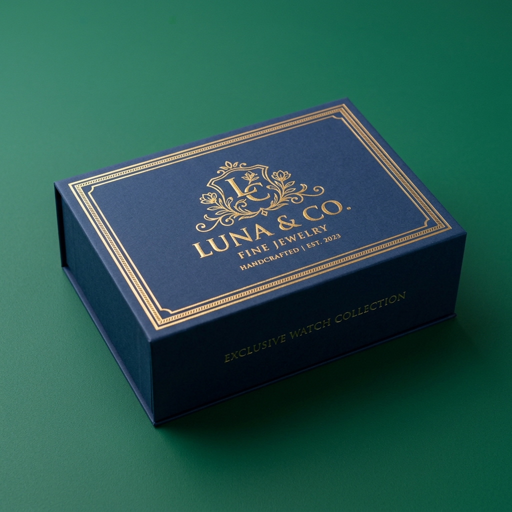 Gold Metallic Boxes