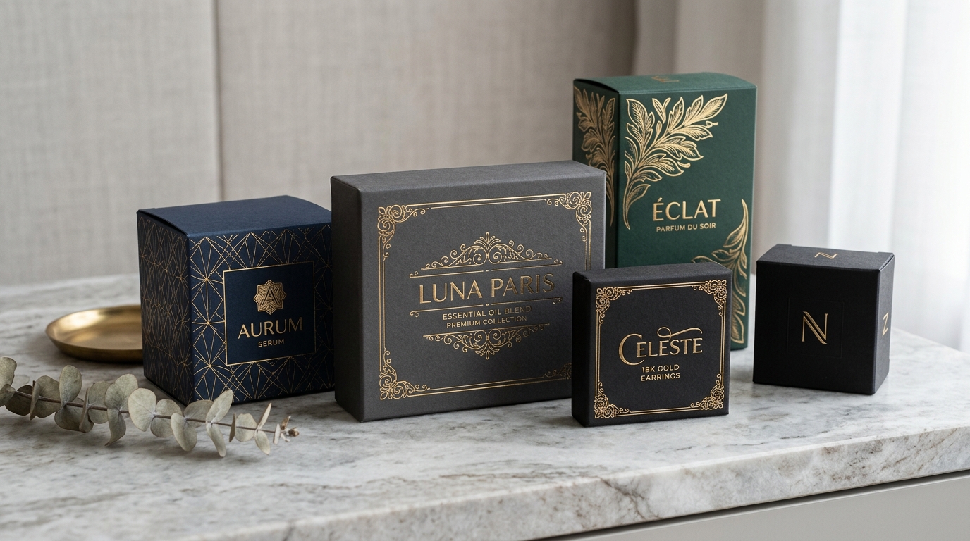 Gold Foil Stamping on Packaging