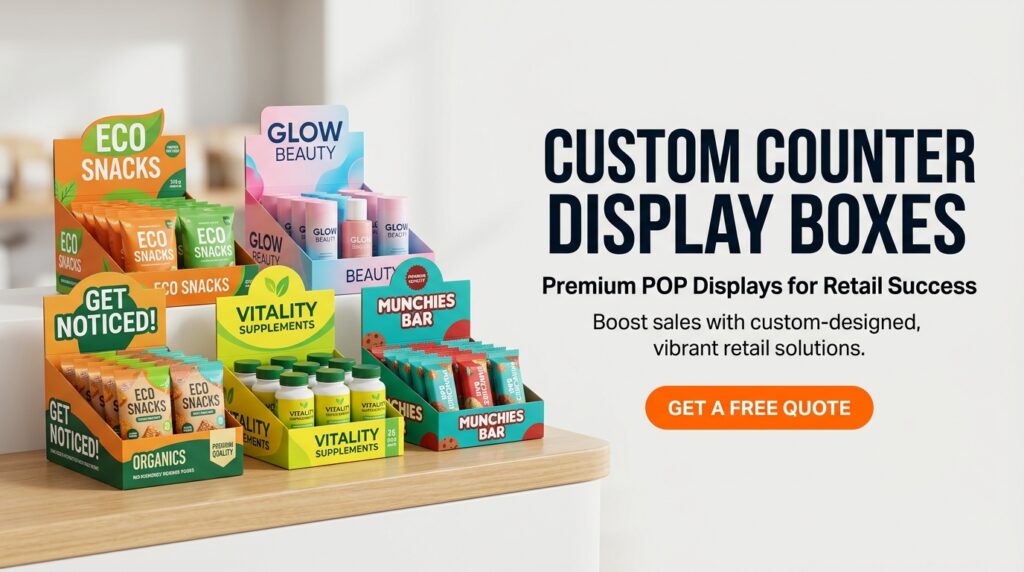 custom counter display boxes