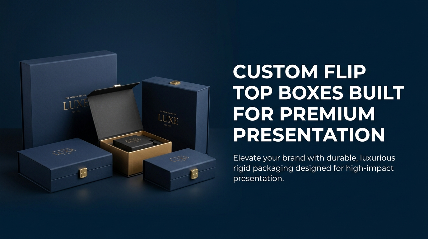 Custom Flip Top Boxes Built for Premium Presentation