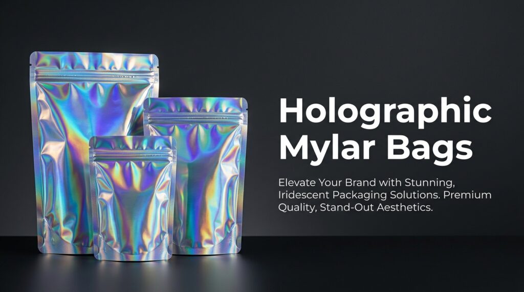holographic mylar bags