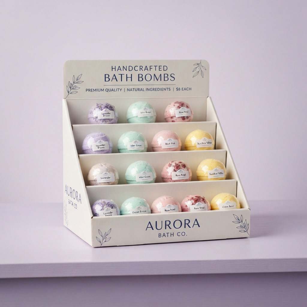 bath bomb boxes with window